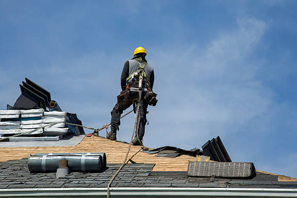 Professional Roof Installation technician working in Westminster, LA